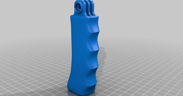 gopro handgrip w lanyard hole alex frank 3D Models Gadgets Photo & Video thingiverse 3d print model - Mito3D