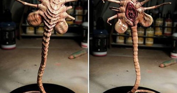 alien facehugger mrfox 3D Models Hobby & Makers Other Ideas aliens creature figure 3d print model - Mito3D