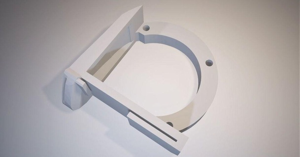 creality cr-8 fan duct jubaz 3D Models Printers - Upgrades blowerfanduct coolingfan crealitycr8 extruderfan 3d print model - Mito3D