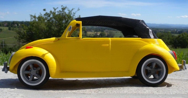 vw scarabée cabriolet Daniel ans 3D modèles loisir fabricants automobile 3d print model - Mito3D