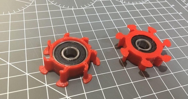 amz3d 608 rolamento carretel cubo v2 Fedrox 3D modelos impressoras acessórios personalizado porta bobinas thingiverse 3d print model - Mito3D