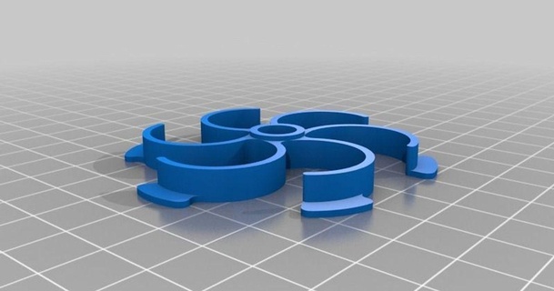 spool3d elastico bobina centro fedro 3D Modelli stampanti Accessori personalizzato thingiverse 3d print model - Mito3D