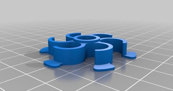amz3d elastico bobina centro fedro 3D Modelli stampanti Accessori personalizzato thingiverse 3d print model - Mito3D