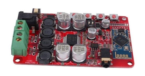 tda7492p Audio Verstärker Montage Teller juou72 3D Modelle Gadgets Frontplatte 3d print model - Mito3D