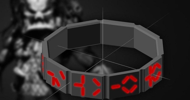 exterior anillo depredador números roedor salvaje 3D modelos casa equipo crptex sifi thingiverse 3d print model - Mito3D