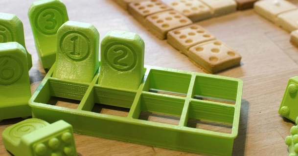 domino kurabiye kesici vahşi kemirgen 3D modeller ev halkı mutfak pişirme aletleri bisküvi 3d print model - Mito3D