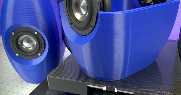 hexibox serie fountek fr89ex Dayton dsa90 pr estudio monitor hexibase 3D modelos artilugio audio 3d print model - Mito3D