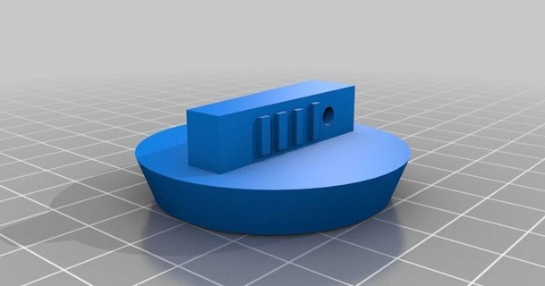 bath plug 44mm gblades 3D Models Household Bathroom bathplug thingiverse 3d print model - Mito3D