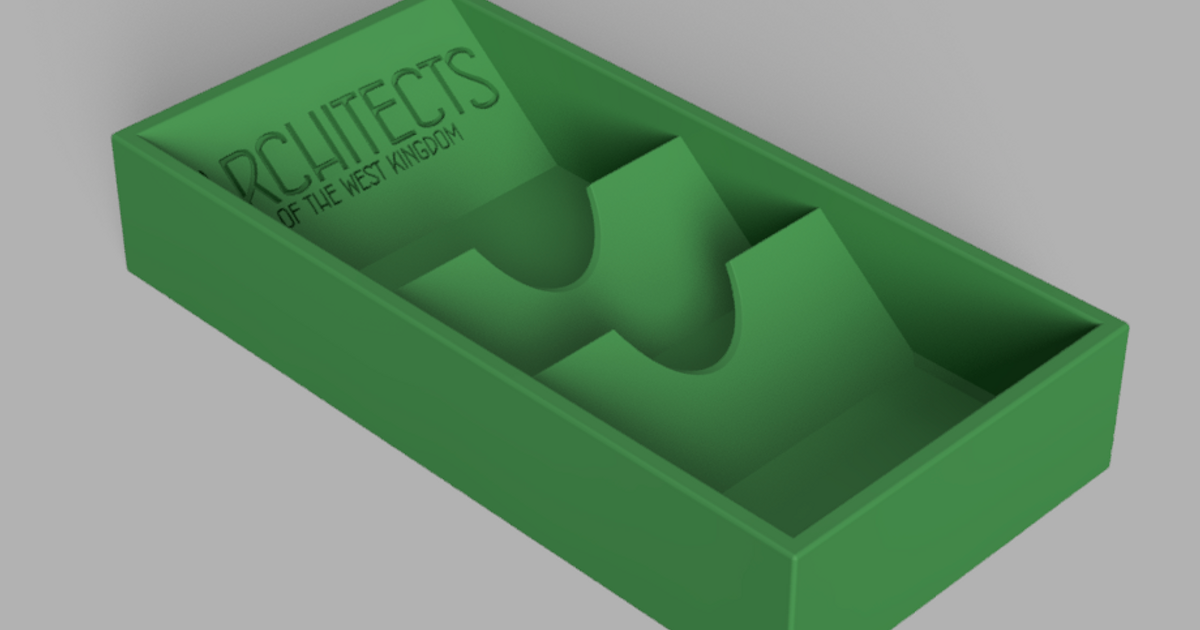 mimarlar yazı tahtası oyun organizatör lilolbear 3D modeller oyuncaklar oyunlar masa oyunu organizatörü 3D print model - Mito3D