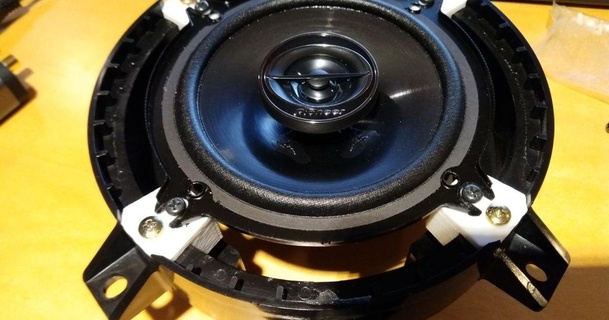 saab speaker mount tab rotf101 3D Models Hobby & Makers Automotive saab93 thingiverse 3d print model - Mito3D