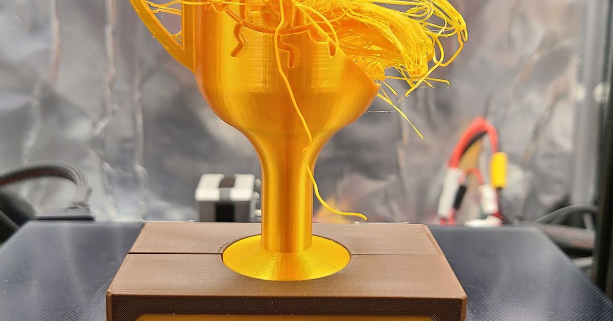 3d printing trophy spaghetti amos491 3D Models Art & Design Sculptures 3dprinting failure 3D print model - Mito3D