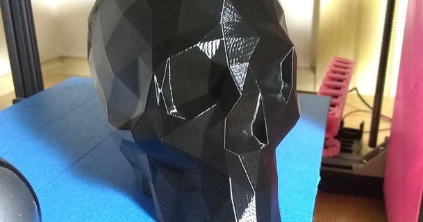 niedrig Polygon Schädel Vase Verlangen 3D Modelle Haushalt Haus Ausrüstung Dekor Dekoration Haushaltswaren Lowpoly 3d print model - Mito3D
