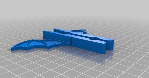 murciélago pinza ropa v2 willnewton 3D modelos casa equipo acortar alfiler 3d print model - Mito3D