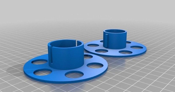 customized customizeable cable spool organizer willnewton 3D Models Gadgets Other thingiverse 3d print model - Mito3D