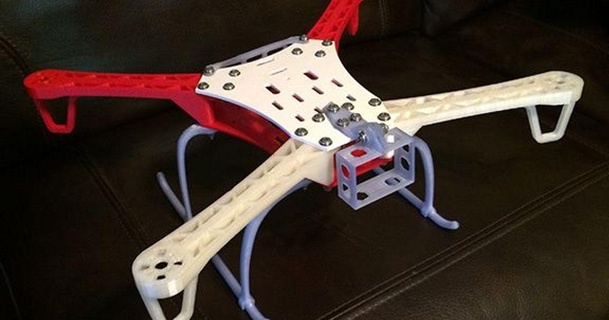 spyda 500 fpv quadcopter skids willnewton 3D Models Hobby & Makers RC Robotics frame landing multicopter 3d print model - Mito3D