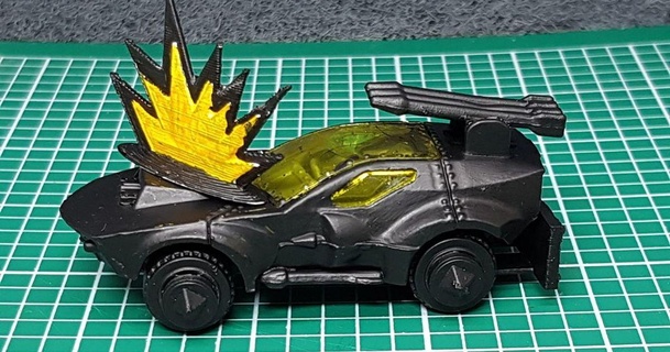 gaslands explosion marker spankytaz 3D Models Toys & Games Outdoor autoduel carwars thingiverse 3d print model - Mito3D