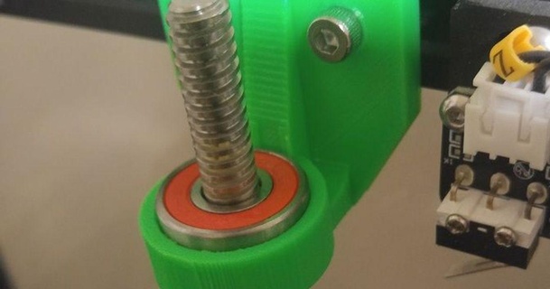 ender 5 upper leadscrew bracket 608 skateboard bearing briguy 3D Models Printers - Upgrades ender5 thingiverse 3d print model - Mito3D
