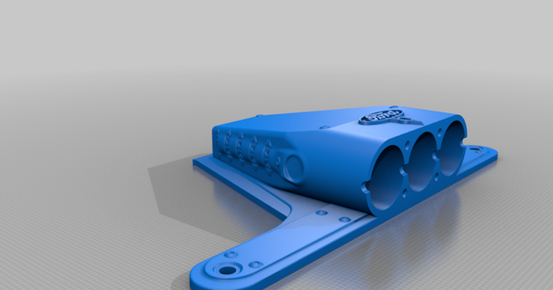 ender 3 ventilador cubierta carcasa funda vado v8 sobrealimentador cuchillas persianas pete selux 3D modelos impresoras actualizaciones thingiverse 3d print model - Mito3D