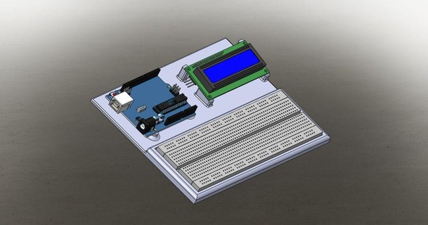 arduino test stazione In piedi mavric 3D Modelli passatempo creatori elettronica arduinoaccessory arduinomount breadboard 3d print model - Mito3D