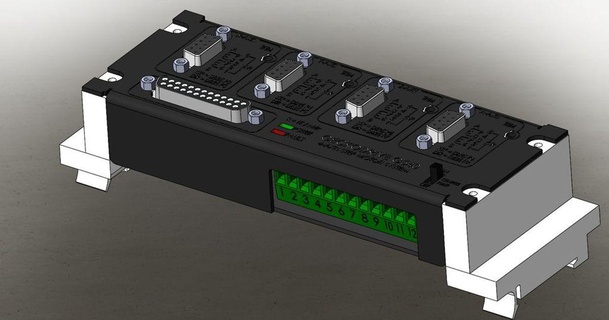 cnc Router Gecko g540 35mm Lärm Schiene montieren mavric 3D Modelle Hobby Macher Ideen thingiverse 3d print model - Mito3D