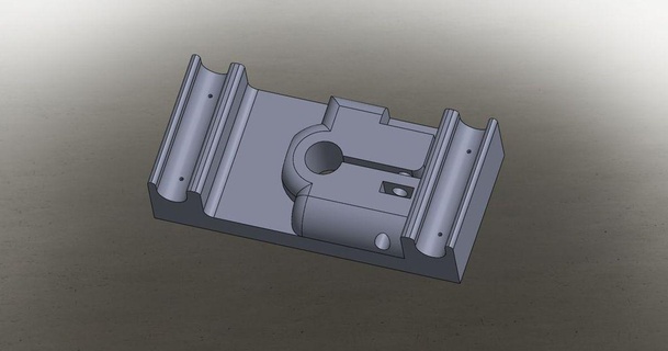 makerbot indicador soporte nivel construir plato Mavric 3D modelos impresoras accesorios nivelación cama carátula dialindicatormount makerbot2 thingiverse 3d print model - Mito3D
