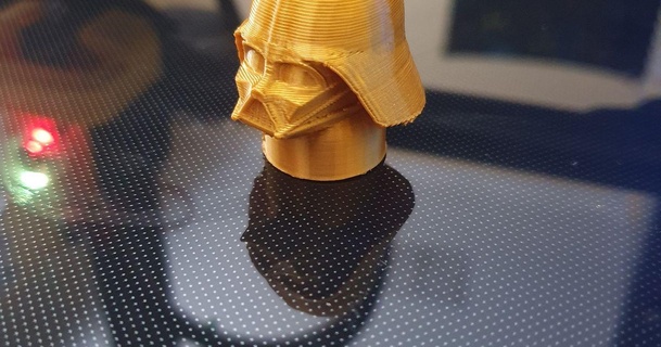 vader Knopf Prusa Mini barrington 3D Modelle Drucker Upgrades Darth Vader maythe4th Krieg Sterne 3d print model - Mito3D