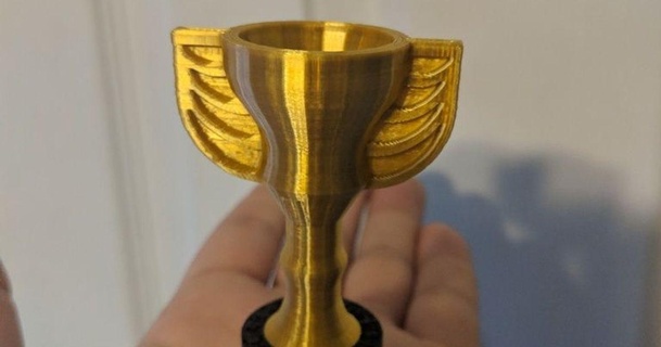 palm size trophy cup stand joe agnew 3D Models Costumes & Accessories Props award trophycup thingiverse 3d print model - Mito3D