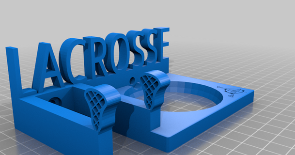 lacrosse palo pelota soporte lanza 3D modelos pasatiempo hacedores ideas thingiverse 3d print model - Mito3D