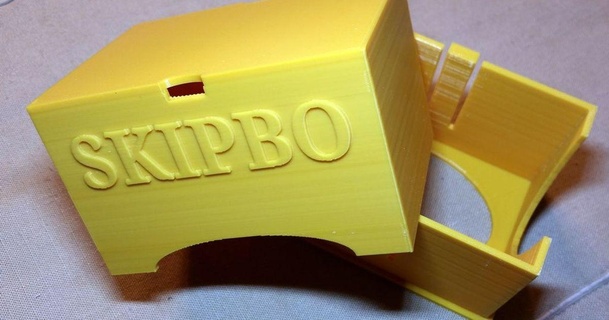 Skipbo kart durum kılıf Joe yazdırılabilir 3D modeller oyuncaklar oyunlar dış mekan kartları Taşımak 3d print model - Mito3D