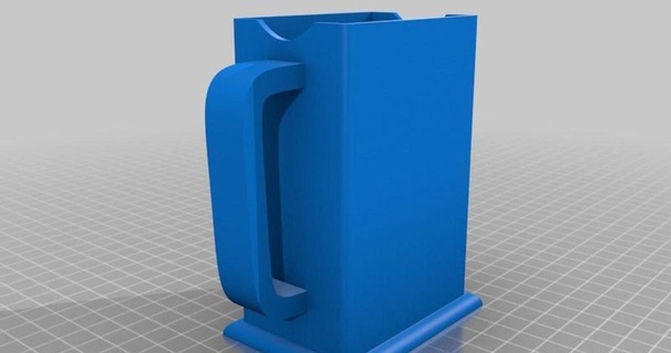 juice box holder 80snerdbomb 3D Models Household Kitchen thingiverse 3d print model - Mito3D