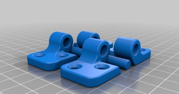 one-way hinge jorg 3D Models Hobby & Makers Other Ideas thingiverse 3d print model - Mito3D