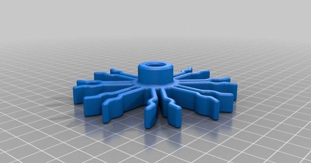 circular seta grampo jorge 3D modelos Esportes ar livre tiro arco equipamento flecha thingiverse 3d print model - Mito3D