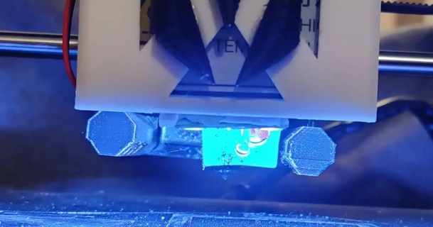 x carriage 5015 blower fan mount treetolber 3D Models Printers Accessories anycubici3mega thingiverse 3d print model - Mito3D