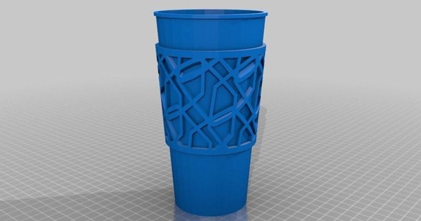customized custom sleeve venti disposable 50 offset fazzical 3D Models Household Kitchen thingiverse 3d print model - Mito3D