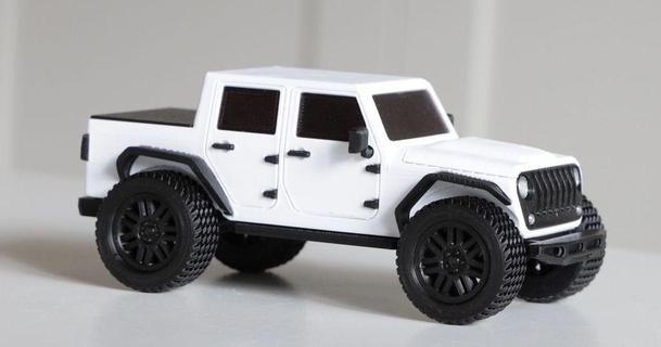 jeep cow boy camion gladiateur soarpix 3D modèles jouets Jeux Véhicules voiture jeepgladiator wrangler modèle 3d print model - Mito3D