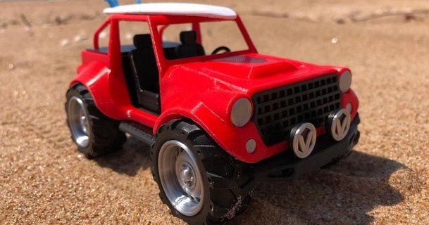 schweben Strand Kreuzer Jeep 3D Modelle Spielzeuge Spiele Fahrzeuge Wagen fusion360 3d print model - Mito3D