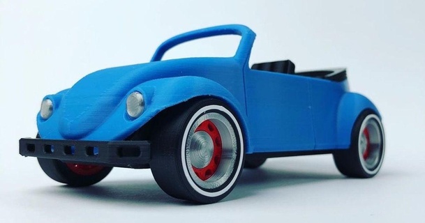 vw beetle convertible baja bug cabriolet soarpix 3D Models Toys & Games Vehicles bajabug model modelcar 3d print model - Mito3D