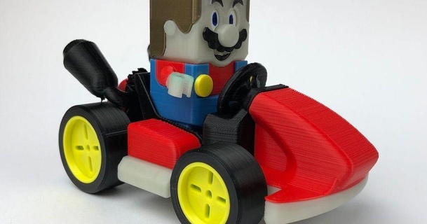 mario kart lego soarpix 3D Models Toys & Games Outdoor legomario mariokart nintendo 3d print model - Mito3D