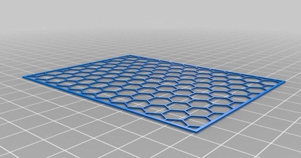 customized hex grid pattern stingrayza 3D Models Hobby & Makers Other Ideas thingiverse 3d print model - Mito3D