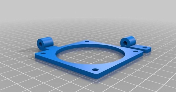 60mm fan mounting bracket stingrayza 3D Models Printers - Upgrades customized thingiverse 3d print model - Mito3D
