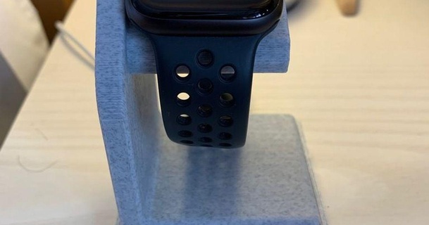 manzana reloj ponderado base kutty 3D modelos Moda accesorios muelle Applewatchstand thingiverse 3d print model - Mito3D