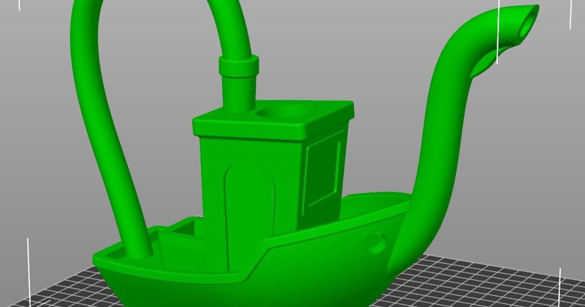 3dbenchy irrigazione marlywong 3D Modelli stampanti test 3D print model - Mito3D