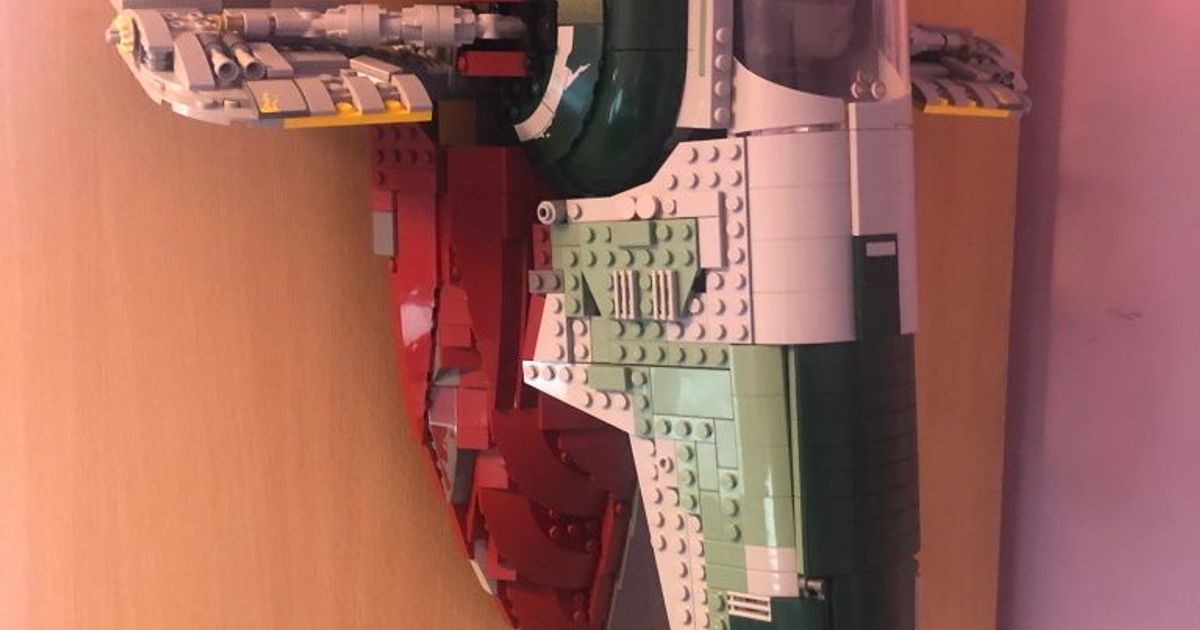 Lego estrella guerras ucs esclavo 1 75060 pared montar vuelta miembro 3D modelos juguetes juegos edificio slave1 3D print model - Mito3D