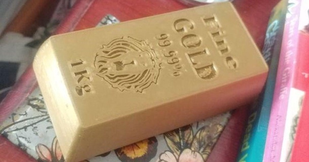 gold bar secret 1kg 3d try outs 3D Models Household Other House Equipment thingiverse 3d print model - Mito3D