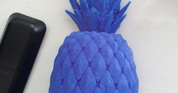 Ananas yarım 3d Deneyin çıkışlar 3D modeller ev halkı ekipman şeytani 3d print model - Mito3D