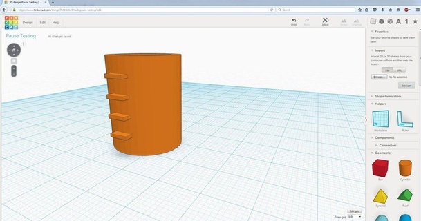 pausa pruebas 3d tratar salidas 3D modelos impresoras prueba calibrar impresora calibración comando control altura indicador 3d print model - Mito3D