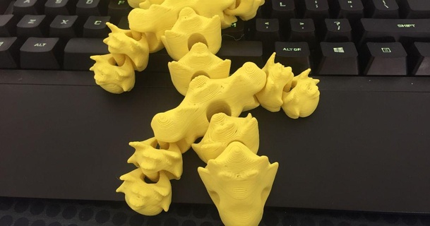 artikuliert Baby Drachen 3dprintertips 3D Modelle Spielzeuge Spiele cool zappeln Spielzeug flexi 3d print model - Mito3D