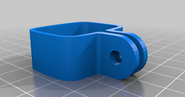 suporte fimi Palma framboesa 3D modelos aparelhos foto vídeo braçadeira gopro thingiverse 3d print model - Mito3D
