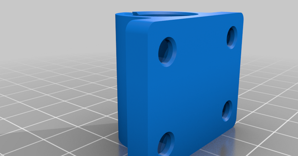 anycubic mega-s - bearing holder mftuning 3D Models Printers Accessories anycubici3mega megas thingiverse 3d print model - Mito3D