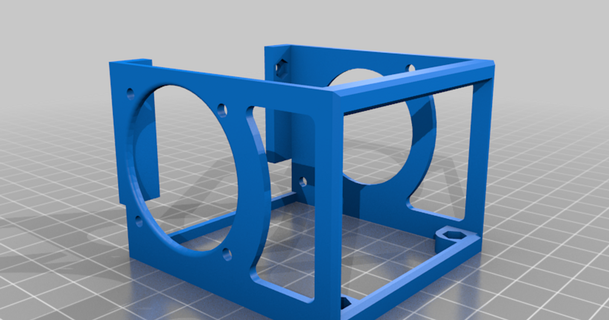 anycubic mega s hotend alojamiento sintonización 3D modelos impresoras accesorios anycubici3mega megas thingiverse 3d print model - Mito3D